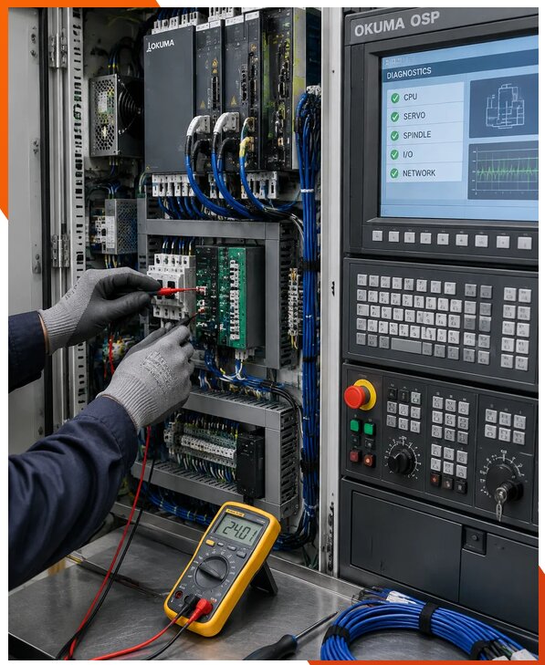 Ремонт систем ЧПУ Okuma OSP в Геленджике